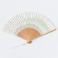 扇子 6寸5分 絡風扇 祇園祭 薄緑