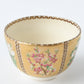 金彩四季草花茶盌