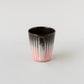 Glazed Mud Mug Black x Red / no.3169