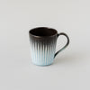 Glazed Mud Mug Black x Blue / no.3170