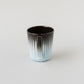 Glazed Mud Mug Black x Blue / no.3170