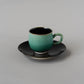 カップ＆ソーサー・緑水（りょくすい）・金彩