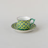 Ao Kochi cloisonné cup and saucer / no.3284
