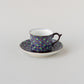 紫交趾七宝 カップ＆ソーサー