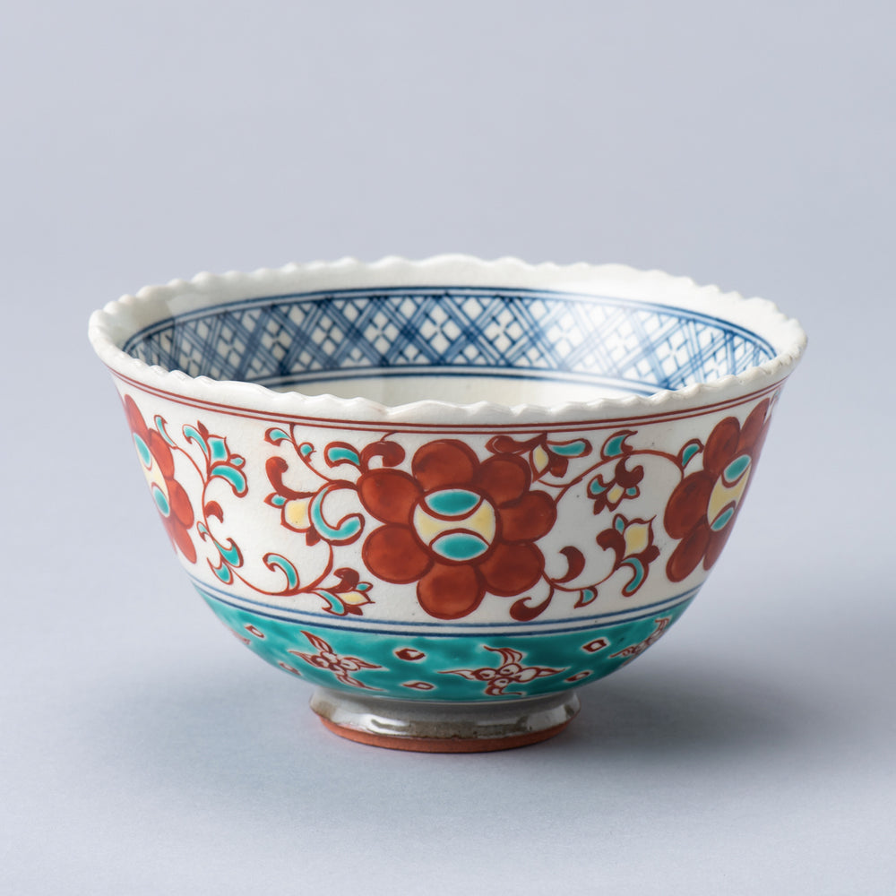 乾山写 花唐草 抹茶盌 / no.3314 – MOCAD ONLINE SHOP