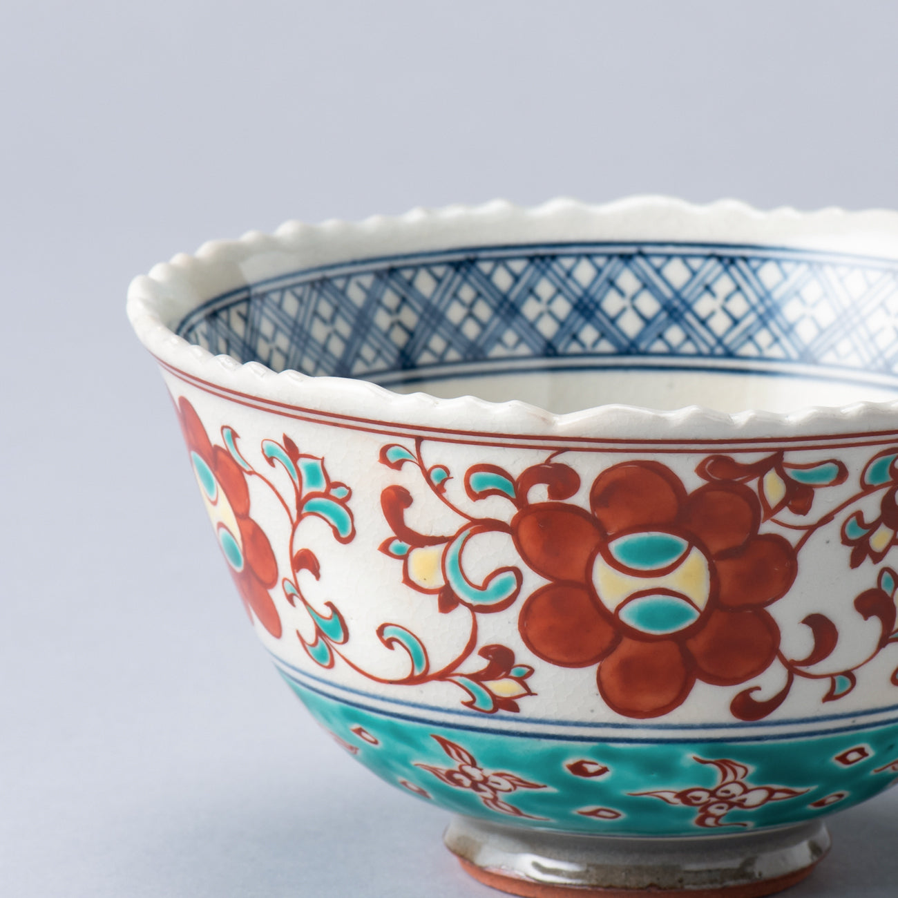 乾山写 花唐草 抹茶盌 / no.3314 – MOCAD ONLINE SHOP