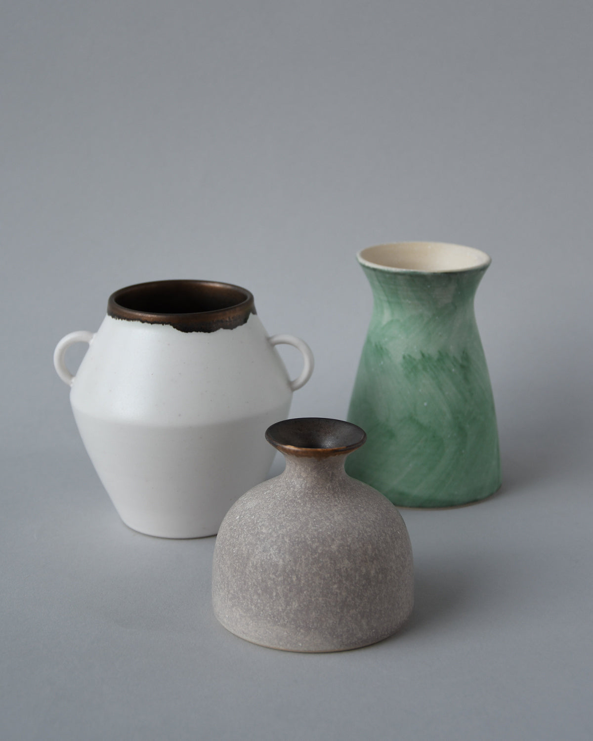 花器 ヴィンテージ ドイツ製 ミッドセンチュリー 陶器の花瓶