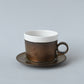 wide カップ&ソーサー / brown