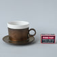 wide カップ&ソーサー / brown