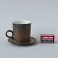 slim カップ&ソーサー / brown