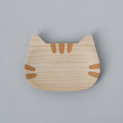 桐製トレイ ねこ形 各種 / 3387