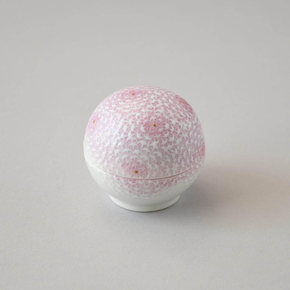 薄紅白菊ボンボニエール / no.3426-a | 京都の伝統工芸品の通販サイト