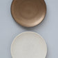 plate / brown / ivory