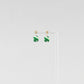 Mizuhiki Kasane Green Earrings