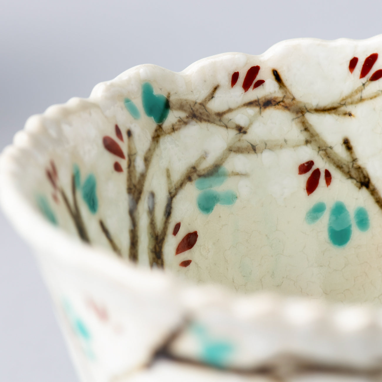 乾山写 桜 抹茶盌 / no.3316 | 京都の伝統工芸品の通販サイト – MOCAD