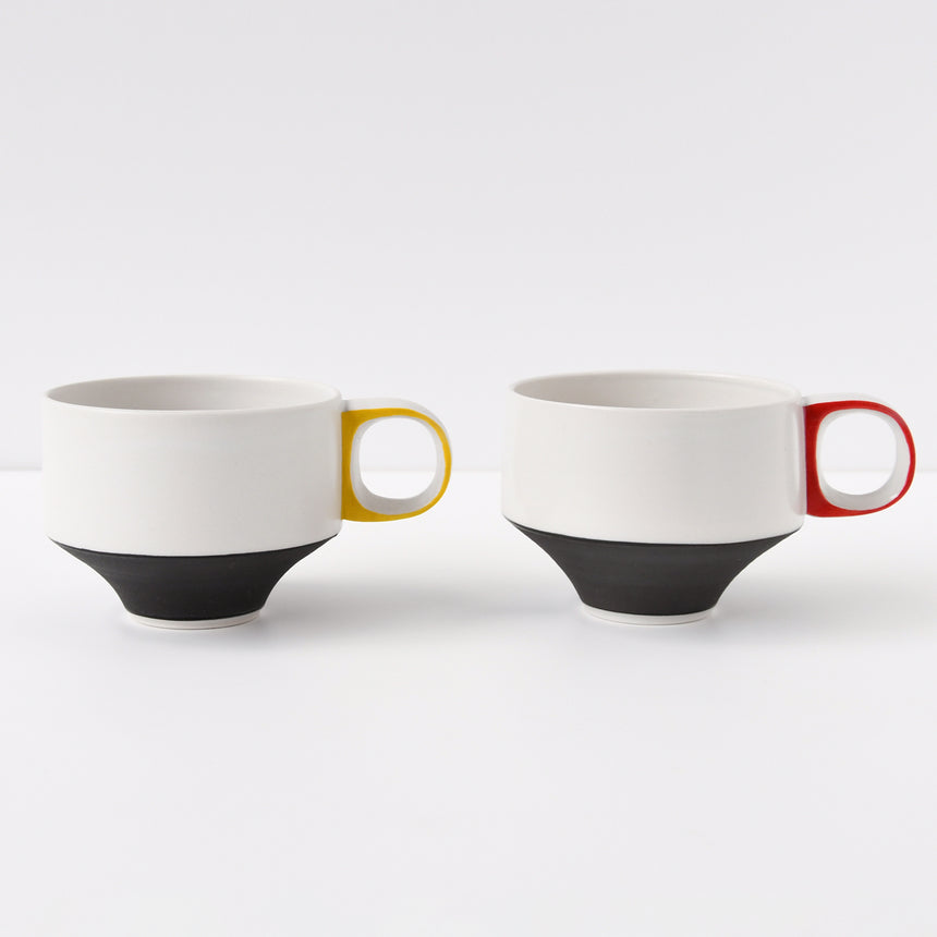 左color cup (cm05 cup) yellow /右color cup (cm05 cup) red