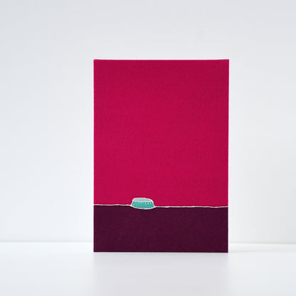 御朱印帳　ねこ/レッド C裏面