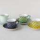青磁と交趾七宝シリーズ　カップ＆ソーサー
