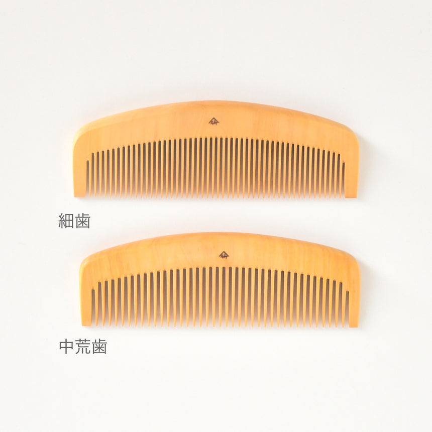 Boxwood Comb 4 Sun Togushi (Medium Coarse Teeth)