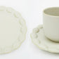 no./007 cupとflower plate（5寸）