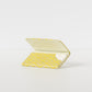 有職文浮織名刺入れ 淡萌黄色 三重襷地文 に 向蝶丸