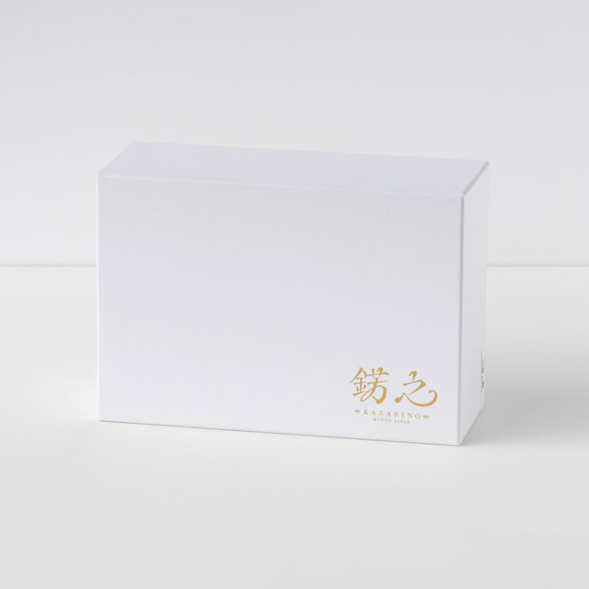 Kazunori Oval Box Brass・Seigaiha