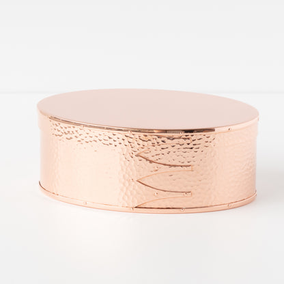 錺之 Oval Box 銅・鎚目