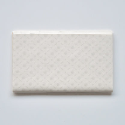 きら摺り 懐紙 かわり七宝紋（キナリ紙）