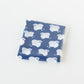 てぬぐい・千鳥柄 青地白千鳥