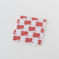 てぬぐい・千鳥柄 赤地白千鳥