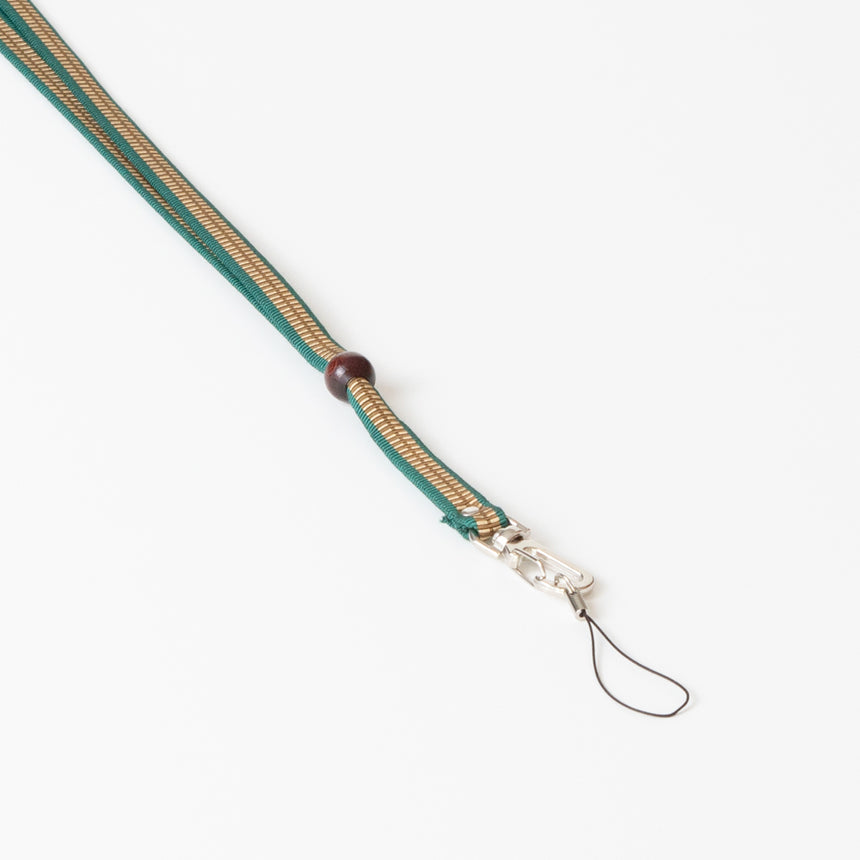 Pure silk Sanada string neck strap (three minutes width) / no.0802