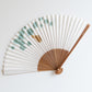 扇子 7寸5分 夏扇 瓢箪 焼煤竹