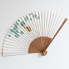 扇子 7寸5分 夏扇 瓢箪 焼煤竹