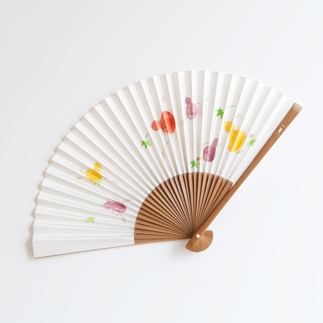 大正海上火災保険　社員用扇子 竹製 扇子 6寸5分 夏扇 瓢箪 焼煤竹 / no.0914 | 京都の伝統工芸品の通販