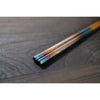 Nishijin Woven Design Foil Sakura Octagonal Chopsticks/Blue Shell Long no.0987-4