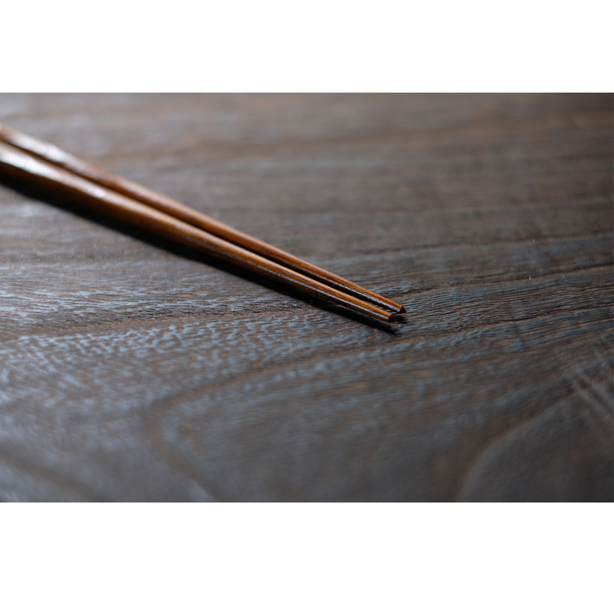 Nishijin Woven Patterned Foil Iron Wood Chopsticks/Ink Blue Long no.0988-2
