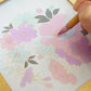 手描友禅体験キット 彩 桜の丸