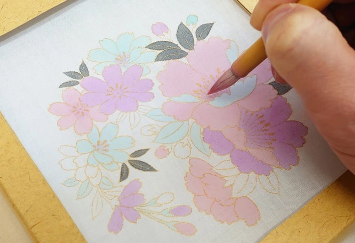 彩りは鮮やかに、マット紙の優しいぬくもり●【桜色に染まる富士】●がんどうあつし作 彩りは鮮やかに、マット紙の優しいぬくもり○【桜色に染まる富士】○が