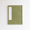 和綴本 仙通表紙 四ツ目綴 green-1