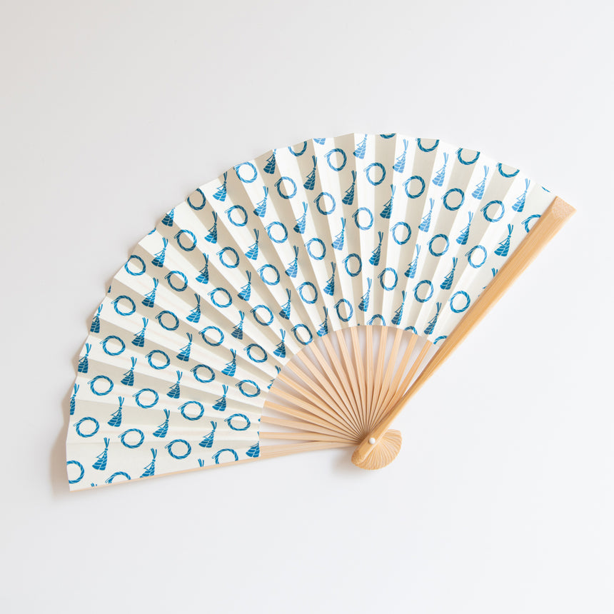 7 inch summer fan stucco folding fan silk and chinowa no.1060 
