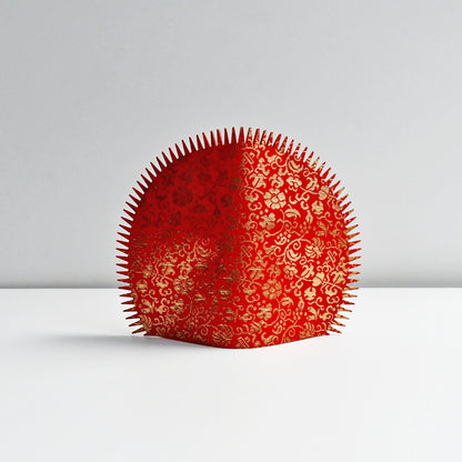 花なり 金襴（小）宝入一重蔓小牡丹