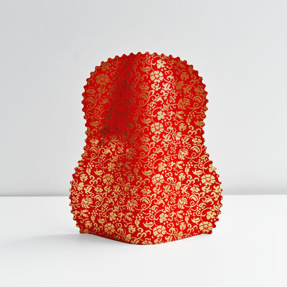 花なり 金襴（大）宝入小牡丹 赤