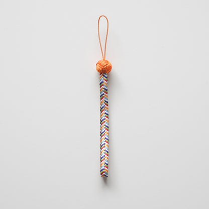 正絹ストラップ 厄除け 朱 / 090778