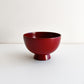 アサギ椀 中 朱