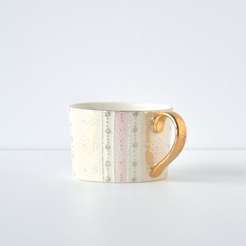 Mug cup peach pink / no.1498-g