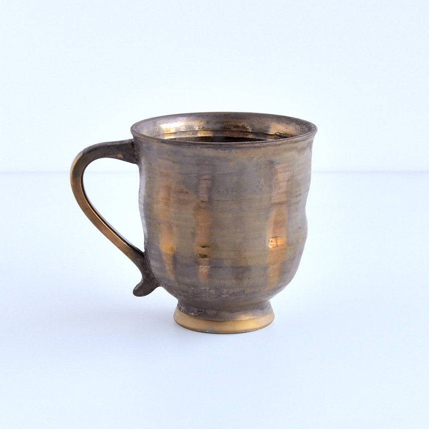 Gold porcelain mug/ no.1508