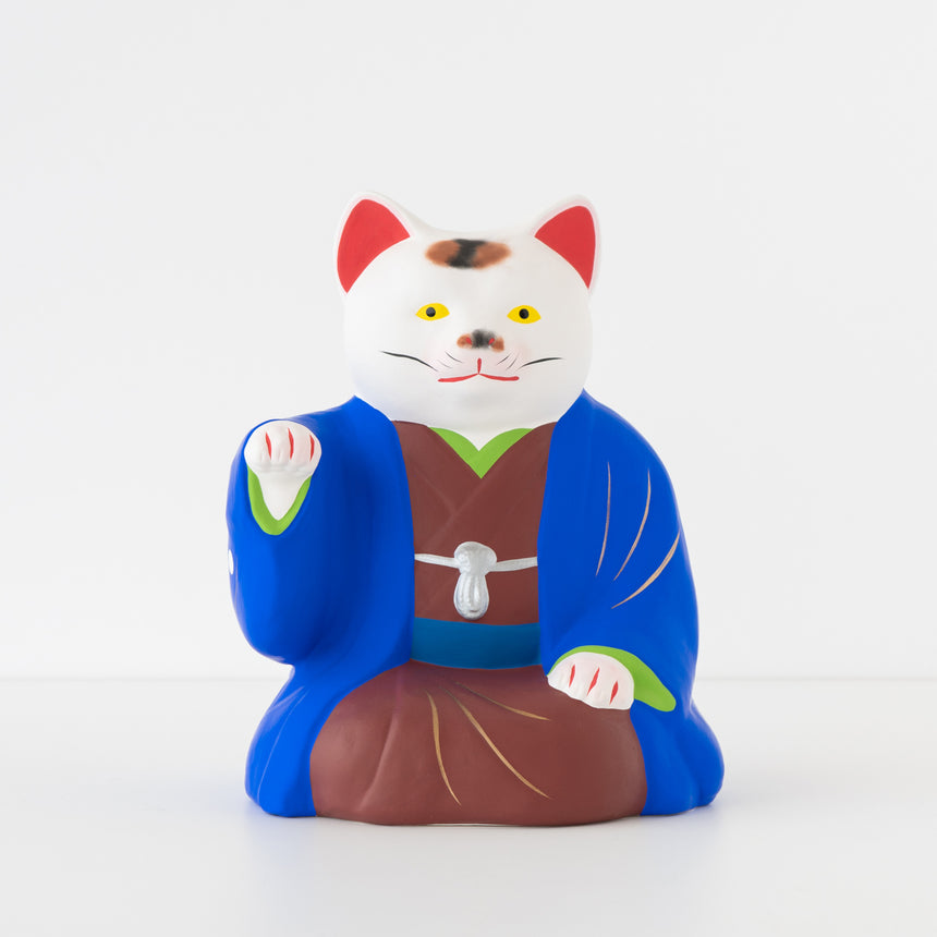 Fushimi Doll Haori Cat (Right Hand, Blue Haori) Large