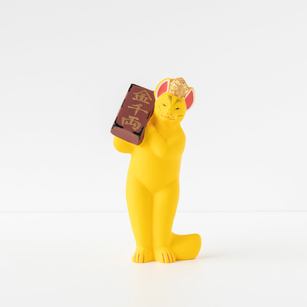 伏見人形 千両狐（立） | 京都の伝統工芸品の通販サイト – MOCAD