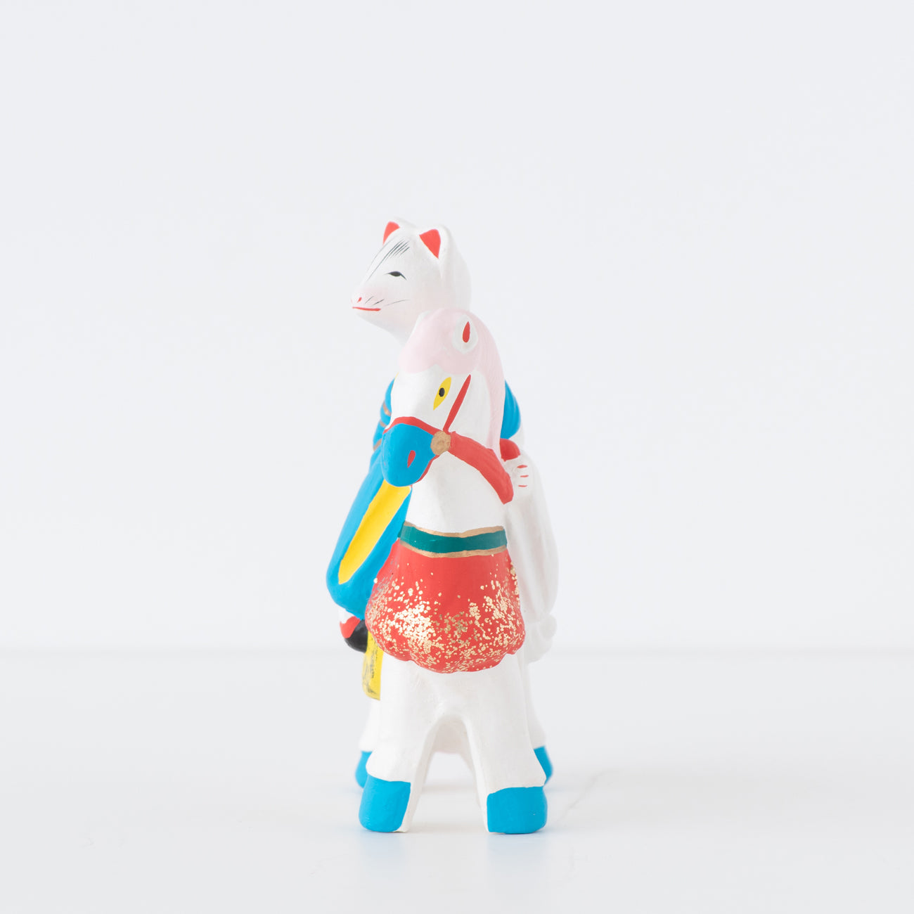 伏見人形 狐の馬乗り | 京都の伝統工芸品の通販サイト – MOCAD ONLINE SHOP