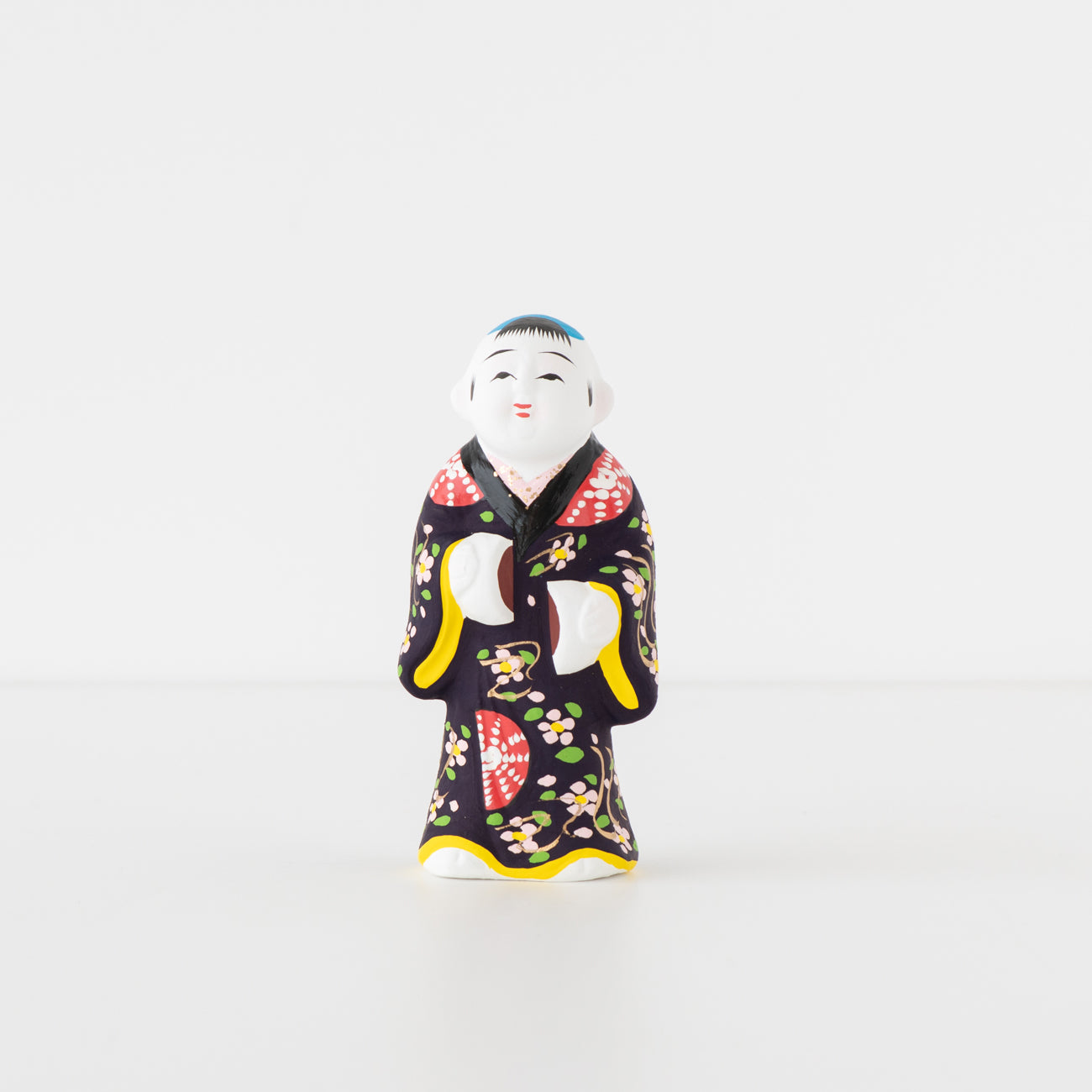 伏見人形 饅頭喰い（中） | 京都の伝統工芸品の通販サイト – MOCAD